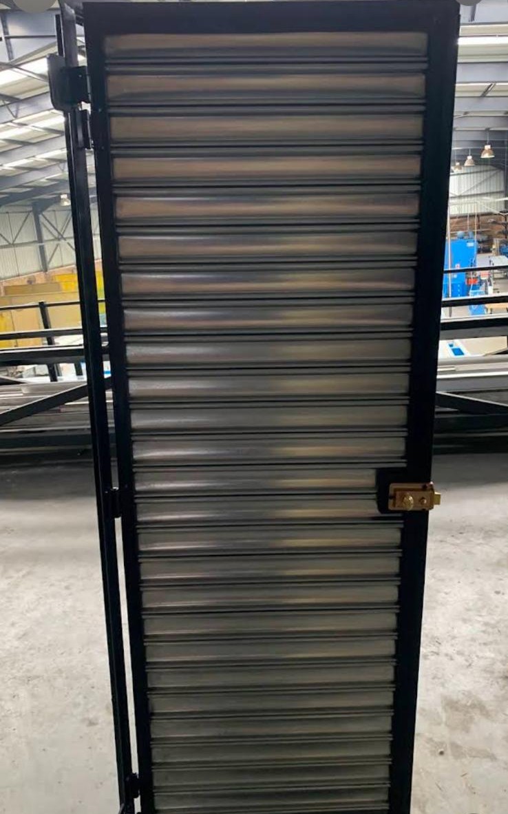 Galvanized garage door slats product photo